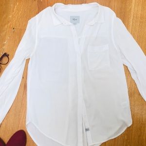 Flowy white button-up by Rails size S
